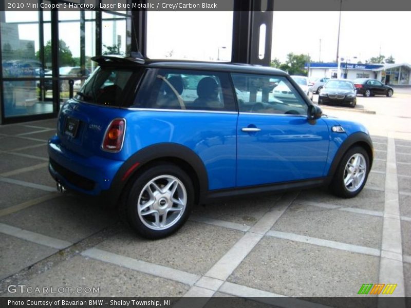 Laser Blue Metallic / Grey/Carbon Black 2010 Mini Cooper S Hardtop