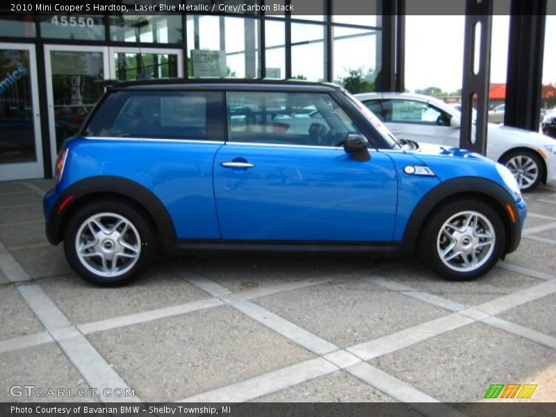 Laser Blue Metallic / Grey/Carbon Black 2010 Mini Cooper S Hardtop