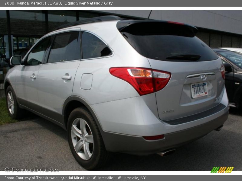 Liquid Silver Metallic / Gray 2008 Hyundai Veracruz SE AWD