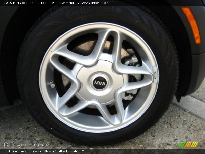 Laser Blue Metallic / Grey/Carbon Black 2010 Mini Cooper S Hardtop