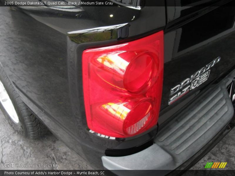 Black / Medium Slate Gray 2005 Dodge Dakota SLT Quad Cab