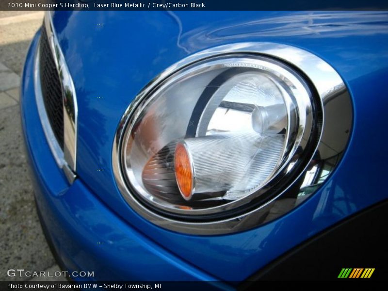 Laser Blue Metallic / Grey/Carbon Black 2010 Mini Cooper S Hardtop
