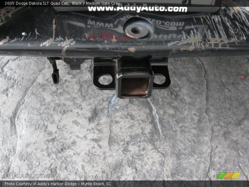 Black / Medium Slate Gray 2005 Dodge Dakota SLT Quad Cab