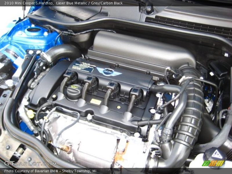 Laser Blue Metallic / Grey/Carbon Black 2010 Mini Cooper S Hardtop