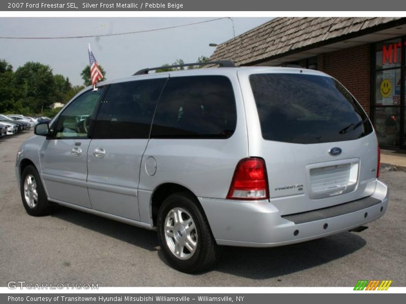 Silver Frost Metallic / Pebble Beige 2007 Ford Freestar SEL