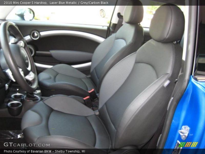 Laser Blue Metallic / Grey/Carbon Black 2010 Mini Cooper S Hardtop