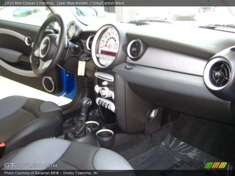 Laser Blue Metallic / Grey/Carbon Black 2010 Mini Cooper S Hardtop