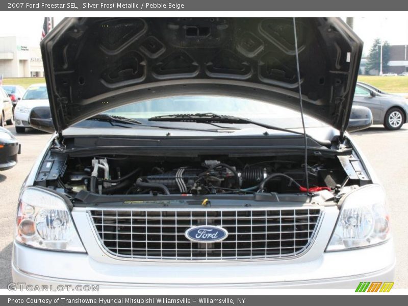 Silver Frost Metallic / Pebble Beige 2007 Ford Freestar SEL