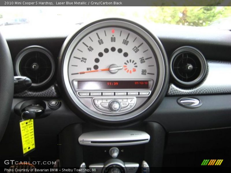 Laser Blue Metallic / Grey/Carbon Black 2010 Mini Cooper S Hardtop