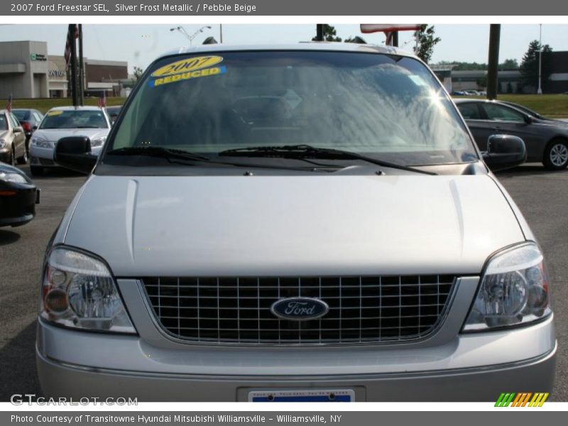 Silver Frost Metallic / Pebble Beige 2007 Ford Freestar SEL