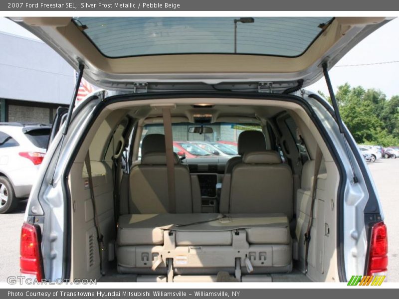 Silver Frost Metallic / Pebble Beige 2007 Ford Freestar SEL