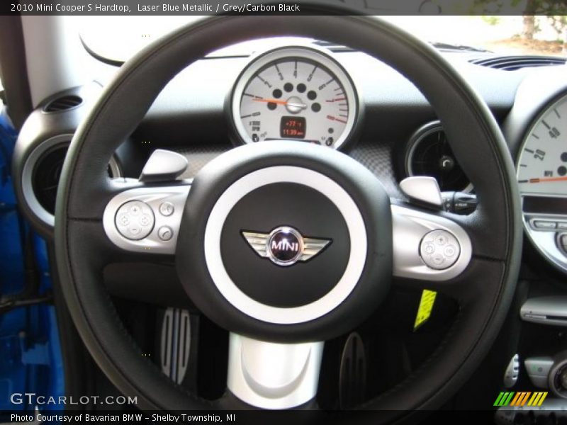 Laser Blue Metallic / Grey/Carbon Black 2010 Mini Cooper S Hardtop