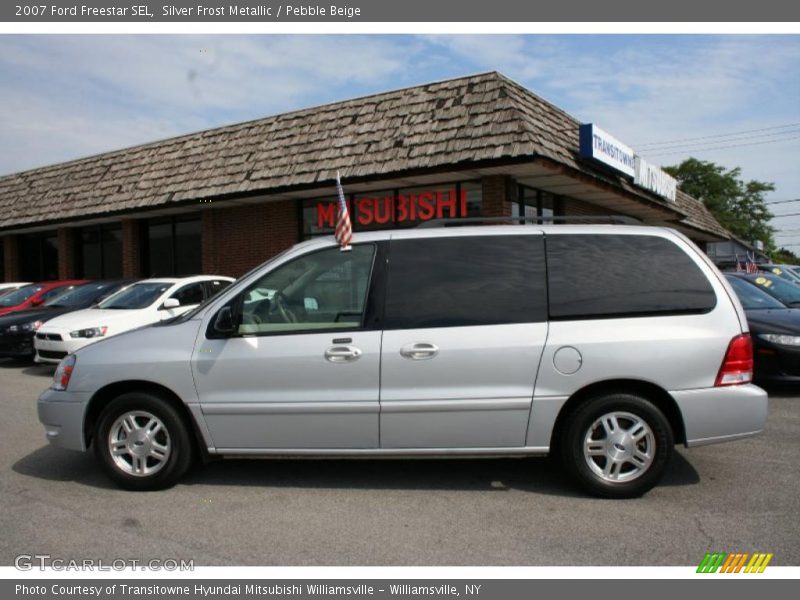 Silver Frost Metallic / Pebble Beige 2007 Ford Freestar SEL