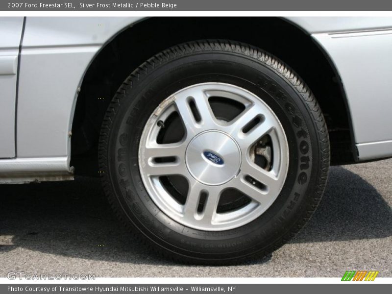 Silver Frost Metallic / Pebble Beige 2007 Ford Freestar SEL