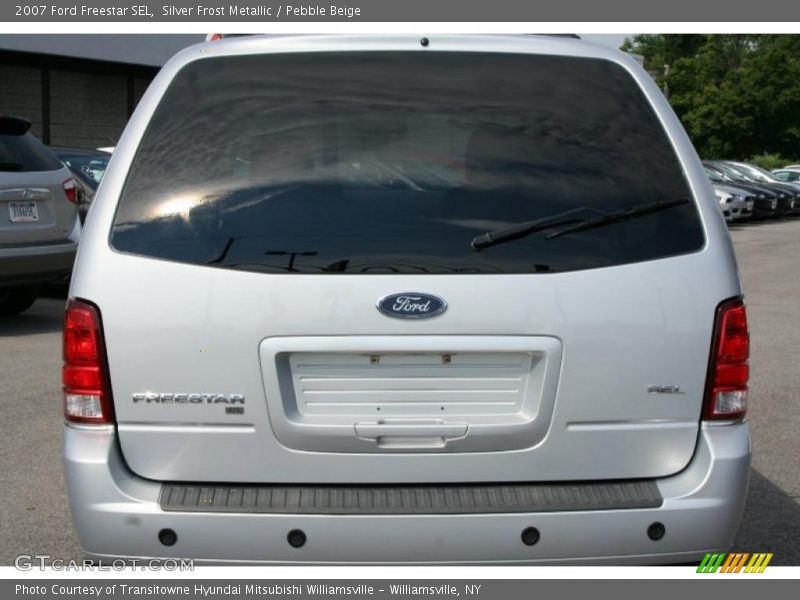 Silver Frost Metallic / Pebble Beige 2007 Ford Freestar SEL