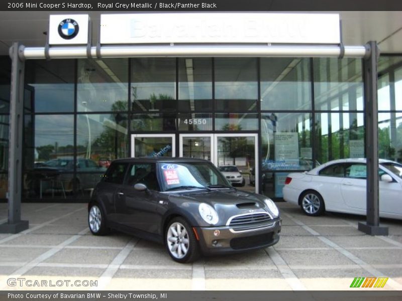 Royal Grey Metallic / Black/Panther Black 2006 Mini Cooper S Hardtop