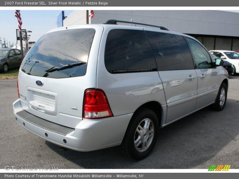 Silver Frost Metallic / Pebble Beige 2007 Ford Freestar SEL