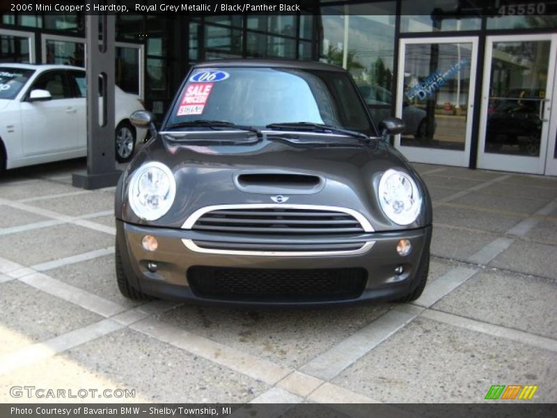 Royal Grey Metallic / Black/Panther Black 2006 Mini Cooper S Hardtop