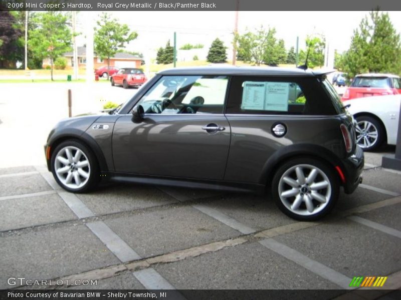 Royal Grey Metallic / Black/Panther Black 2006 Mini Cooper S Hardtop