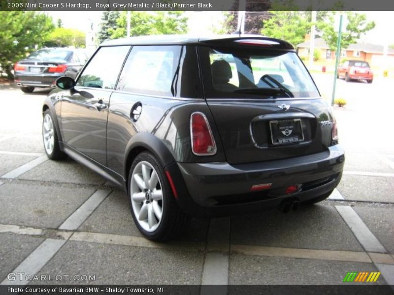 Royal Grey Metallic / Black/Panther Black 2006 Mini Cooper S Hardtop