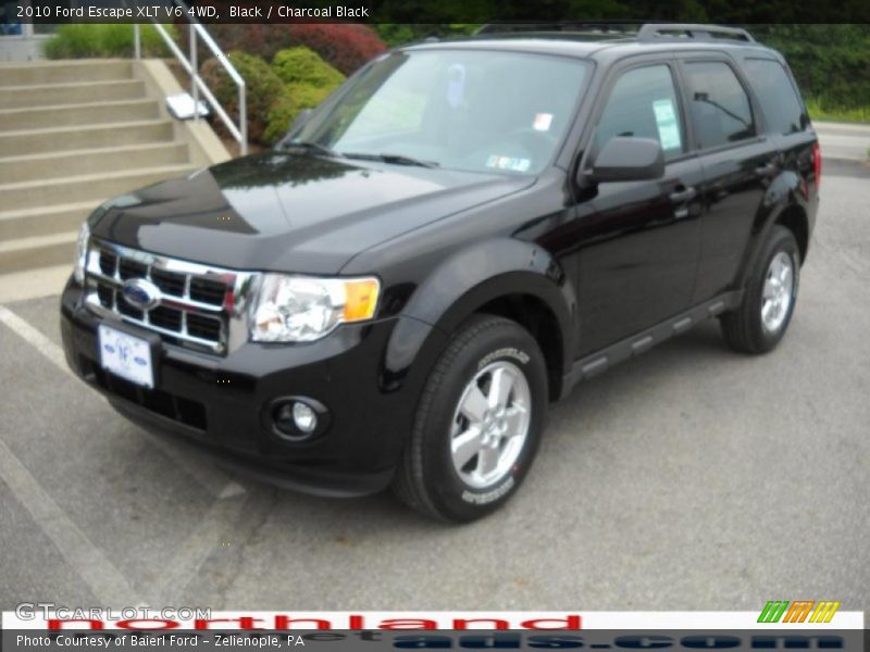 Black / Charcoal Black 2010 Ford Escape XLT V6 4WD