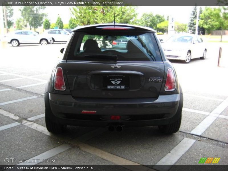 Royal Grey Metallic / Black/Panther Black 2006 Mini Cooper S Hardtop