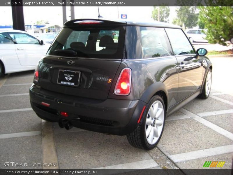 Royal Grey Metallic / Black/Panther Black 2006 Mini Cooper S Hardtop