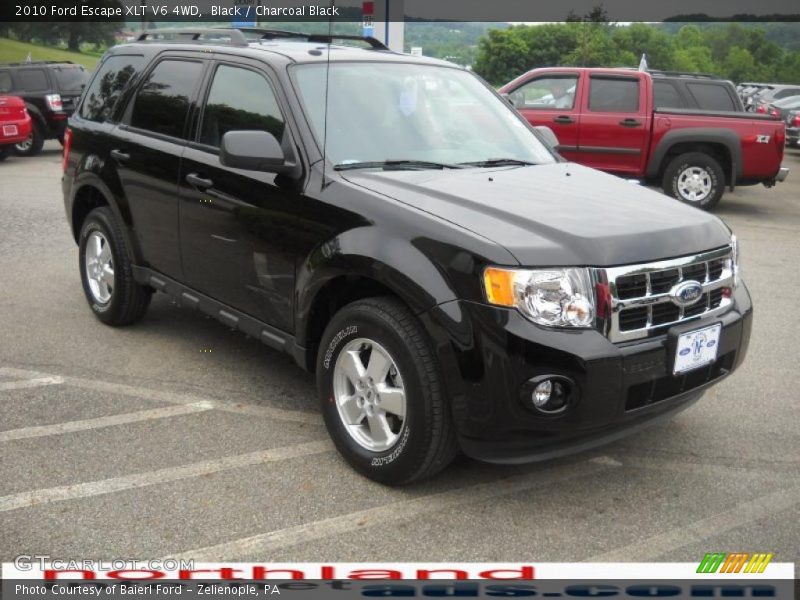 Black / Charcoal Black 2010 Ford Escape XLT V6 4WD