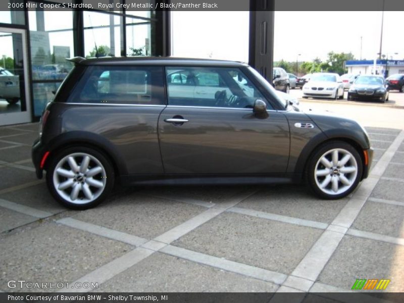 Royal Grey Metallic / Black/Panther Black 2006 Mini Cooper S Hardtop