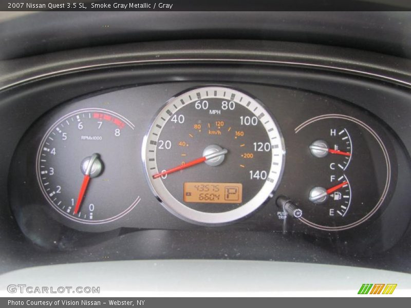 Smoke Gray Metallic / Gray 2007 Nissan Quest 3.5 SL