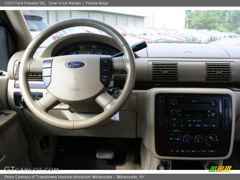 Silver Frost Metallic / Pebble Beige 2007 Ford Freestar SEL