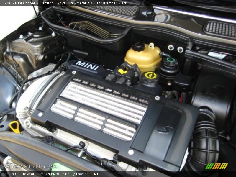 Royal Grey Metallic / Black/Panther Black 2006 Mini Cooper S Hardtop