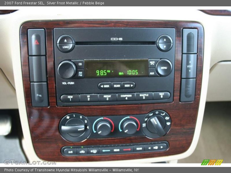 Silver Frost Metallic / Pebble Beige 2007 Ford Freestar SEL