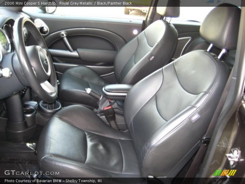Royal Grey Metallic / Black/Panther Black 2006 Mini Cooper S Hardtop