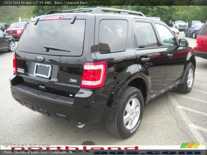 Black / Charcoal Black 2010 Ford Escape XLT V6 4WD