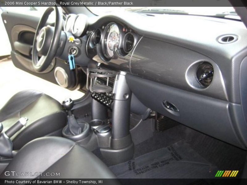 Royal Grey Metallic / Black/Panther Black 2006 Mini Cooper S Hardtop