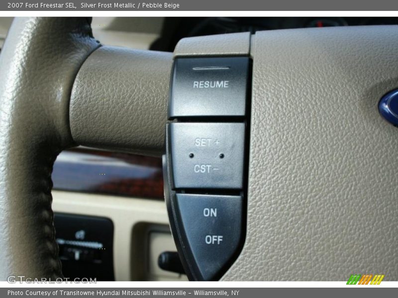 Silver Frost Metallic / Pebble Beige 2007 Ford Freestar SEL