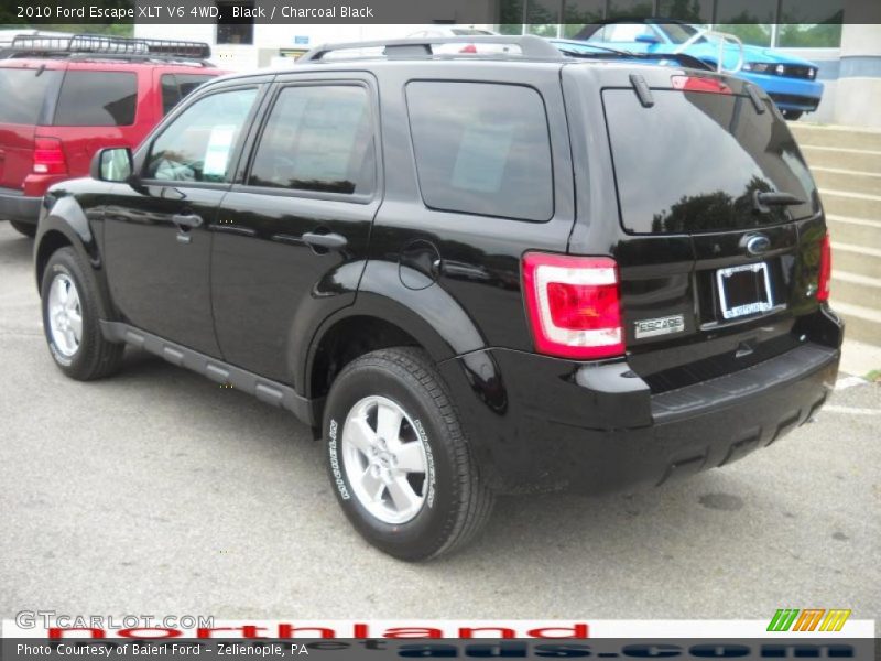 Black / Charcoal Black 2010 Ford Escape XLT V6 4WD