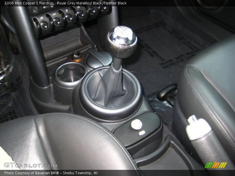 Royal Grey Metallic / Black/Panther Black 2006 Mini Cooper S Hardtop