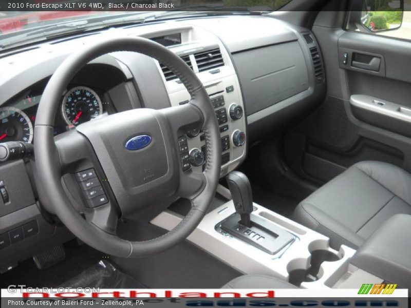 Black / Charcoal Black 2010 Ford Escape XLT V6 4WD