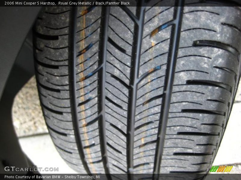 Royal Grey Metallic / Black/Panther Black 2006 Mini Cooper S Hardtop