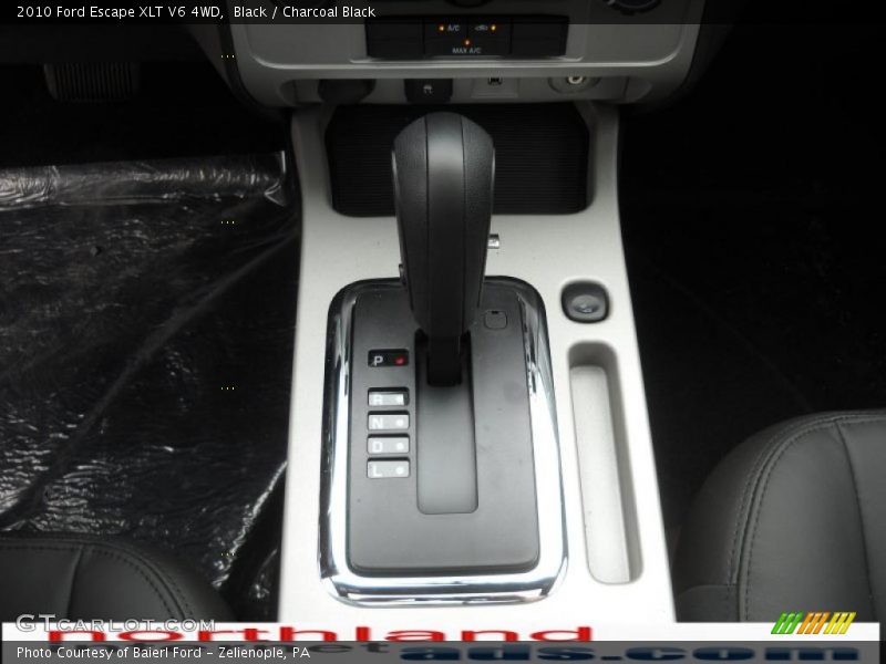 Black / Charcoal Black 2010 Ford Escape XLT V6 4WD