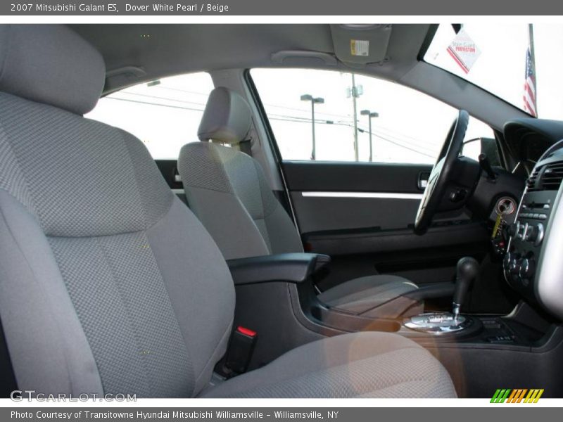 Dover White Pearl / Beige 2007 Mitsubishi Galant ES