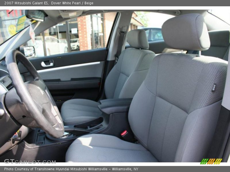 Dover White Pearl / Beige 2007 Mitsubishi Galant ES