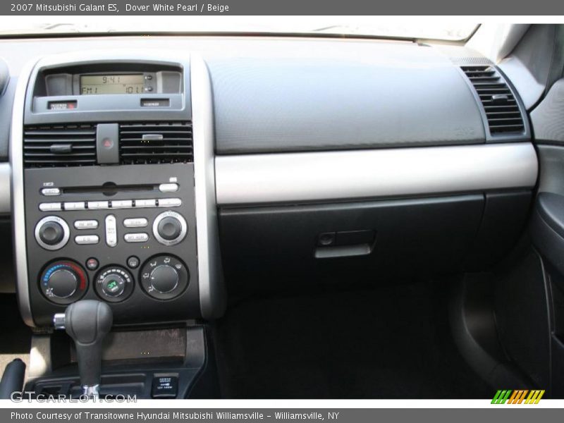 Dover White Pearl / Beige 2007 Mitsubishi Galant ES