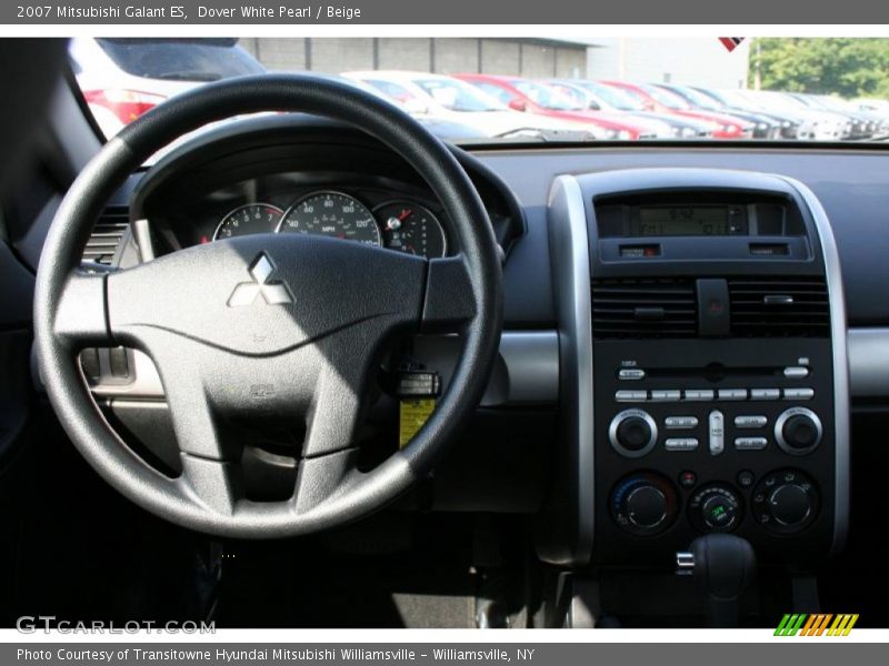 Dover White Pearl / Beige 2007 Mitsubishi Galant ES