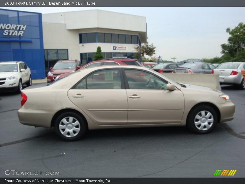 Desert Sand Mica / Taupe 2003 Toyota Camry LE