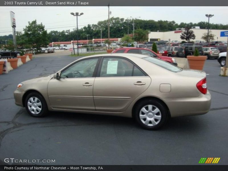 Desert Sand Mica / Taupe 2003 Toyota Camry LE