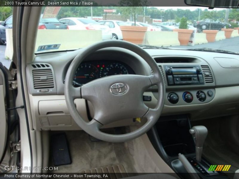 Desert Sand Mica / Taupe 2003 Toyota Camry LE
