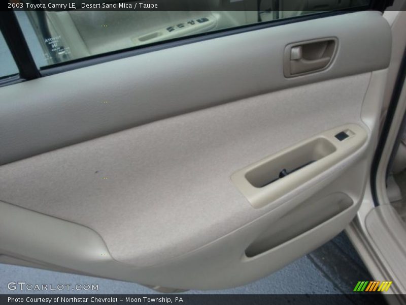 Desert Sand Mica / Taupe 2003 Toyota Camry LE